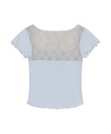 [NF] PERLATT CHECK SEE-THROUGH TEE_(SKY BLUE)_F24QB358