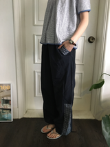 Pisso check string pants (2color)