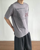 ワンダープリントショートスリーブTシャツ