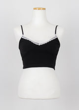 CROP LACE TOP