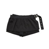 Eyelet low skirt pants