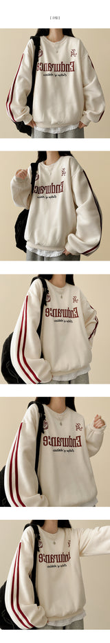Andu Track Line Fleece Sweatshirt
