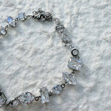 Silver Frost Crystal Bracelet