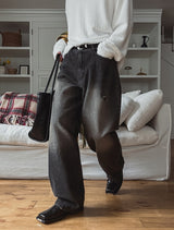 Rhodia Damage Sand Denim Pants