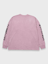SORRY LS TEE PIGMENT DYED - PINK