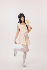 Dear Days Detachable Skorts (Cream)