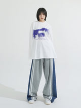 ブラー長袖Tシャツ