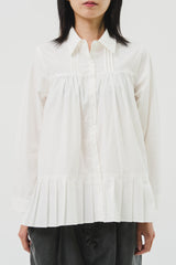 (W) Blues Pleats Shirt (3color)