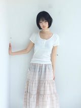 Round U button slim top