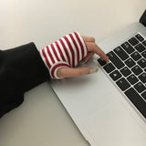 [BELLIDE MADE] Cookie, stripe finger hole T-shirt