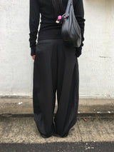 Peter Stripe Wide Slacks (3c)