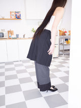 CHECK LACE PANTS (BLACK)
