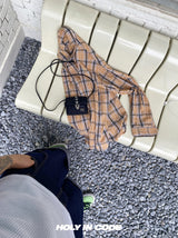 No.0830 B thin check SHIRT (3color)