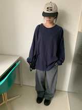 センキューベーシックラグランオーバー長袖Tシャツ