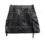 Tiny Washing Leather Skirt