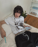 ハッピーピクチャープリンティング半袖Tシャツ
