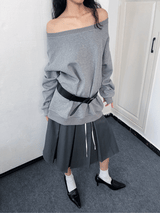 オフルーズショルダースウェットシャツ