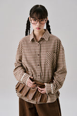 ウィーンチェッカードシャツ [Brown]