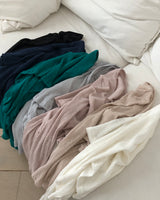 Yadin Ribbed Open Cardigan