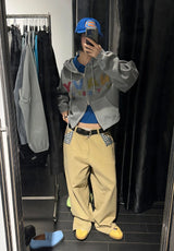 ハイデンチェックワイドパンツ