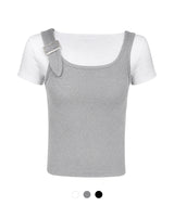 Nerin Buckle Layered Top