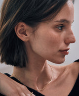 [925 silver] Deux.silver.186 / リュバンピアス (ゴールド)