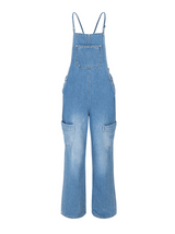 POCKET DENIM OVERALLS