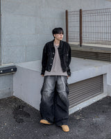 Flip Wide Denim Cargo Pants