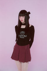 J'adore Plein スカーフTシャツ (ブラック)