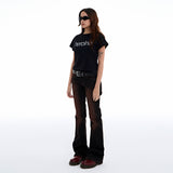 MP WASHED BOOTSCUT JEANS BLACK