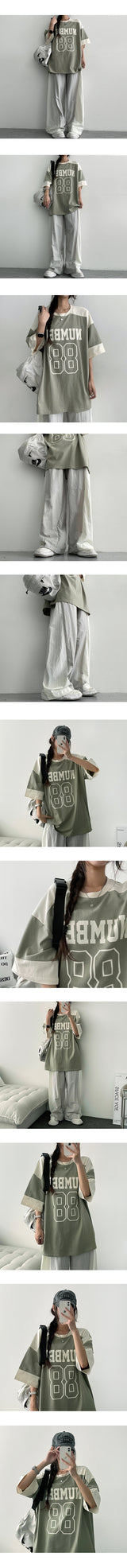 But Boxy Color Short Sleeve Tee