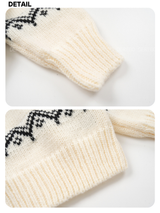 Plain hooded button knit cardigan