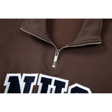 Huke x Nus. ハーフジップアップ（GREY）