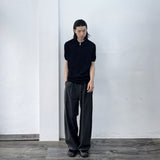 Minimal Textured Boxy Shirt