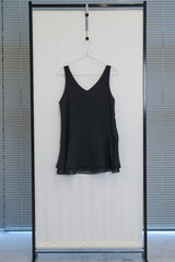フレアラッフルドレス (Black)