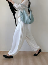 Harem Nylon Balloon Fit Wide Pants