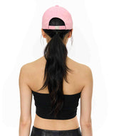 Dripping Patch Ball Cap _ Pink