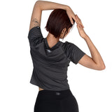 DYNAMIC T-SHIRT FOR WOMEN (CHARCOAL)