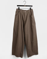 [MADE] Simo Pigment Banding Cotton Long Wide Pants