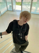 クロススター半袖Tシャツ6C