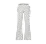 Riven Dot Wrap Flare Pants
