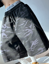 WINGS🪽 RIVET CAMOUFLAGE BERMUDA🩶💚💙🖤2COLOR