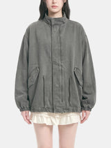 Safari Washed Flap Pocket Jumper