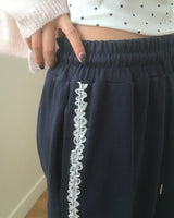 Sco Frill Lace Track Sweat Pants