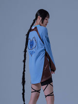 HEART SPORTS FOOTBALL JERSEY T(SKY BLUE)