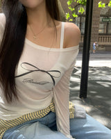 [ORIGINAL] Poem See-through T-shirt