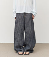 Oki Striped Wide Denim