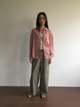 Lazy Log Check Shirt (2color)