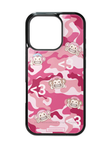[orangcrew] orang pink camo glass case