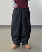 Skull Dart Wide Cargo Denim Pants
